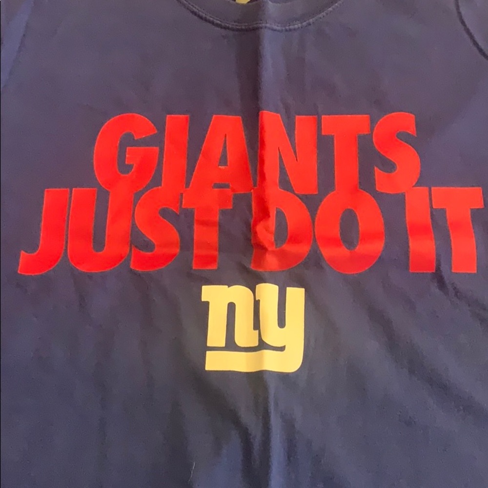 🎯Barely worn Giants Just Do It Nike T-shirt Blue /r